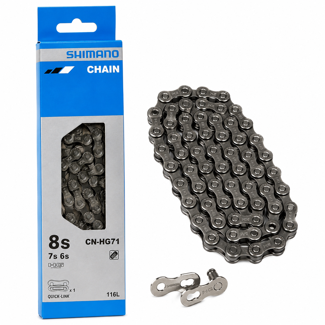 Shimano CN-HG71 Kette 6:7:8-fach Shimano CN-HG71 Kette 6/7/8-fach – Bild 1