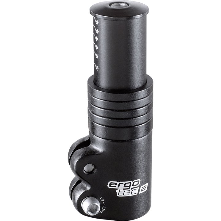 40106001-812549 Ergotec Ahead 3 Adapter Vorbauerhöhung - matt schwarz – Bild 1