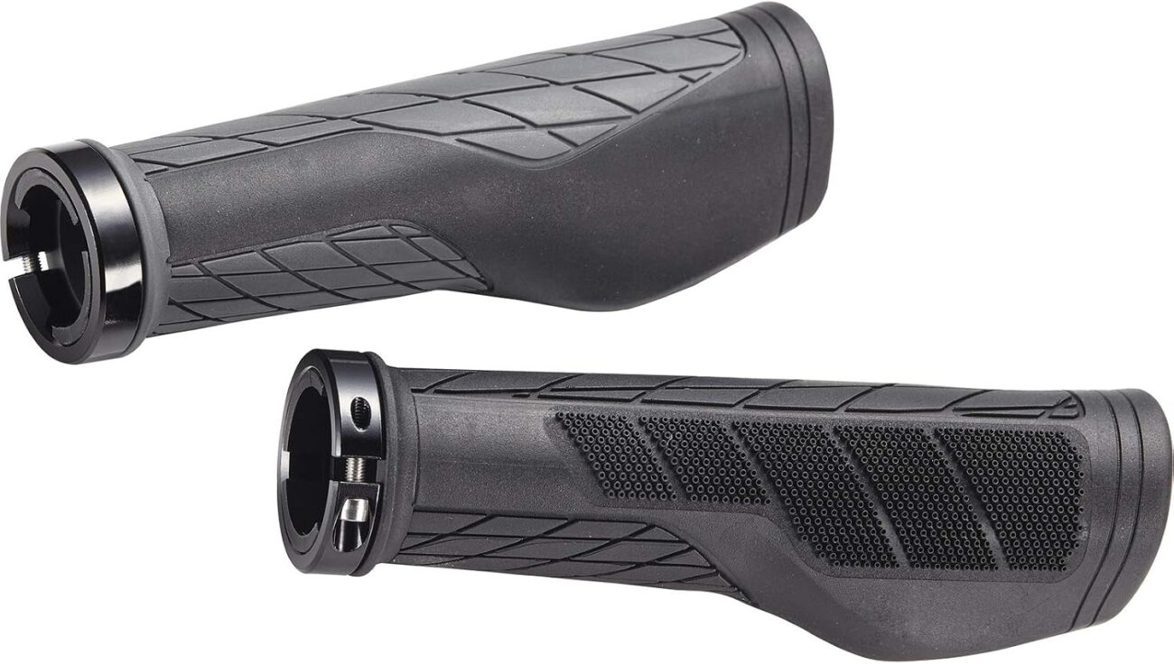 VOXOM GR20 Fahrradgriffe aus Kraton / Gel in Schwarz