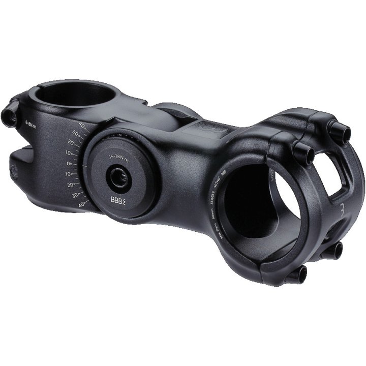 bbb-2929733021-stem-adjustable-highsix-35-916228 BBB Cycling HighSix OS BHS-30 einstellbarer Vorbau 1 1/8" | 35mm - schwarz – Bild 1